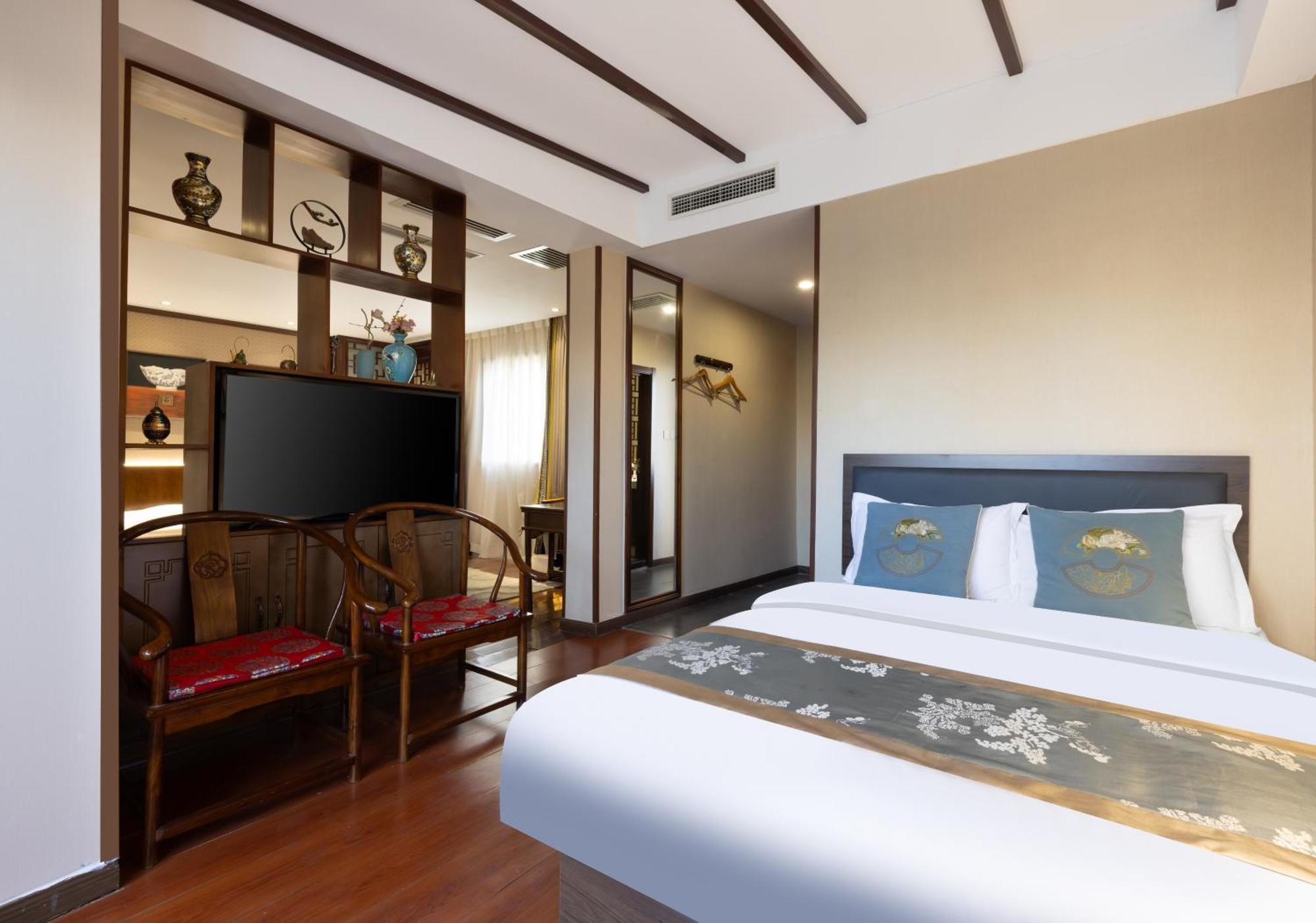 Chinese Culture Boutique Hotel-Tangfu,Traditional Chinese Theme,Heart Of Beijing,Near Forbidden City,Tiananmen Square,Hutongs,Metro Access,Free Coffee,Tea,Laundry Rum bild