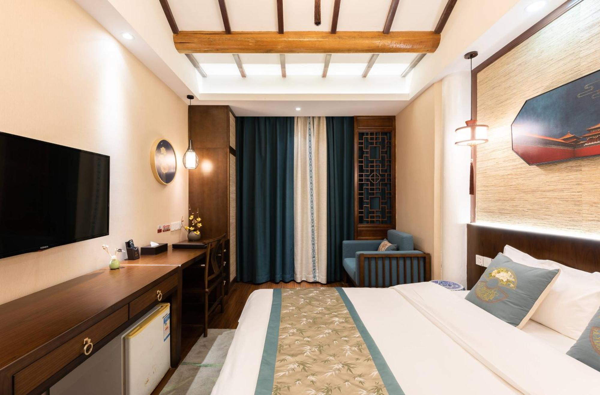 Chinese Culture Boutique Hotel-Tangfu,Traditional Chinese Theme,Heart Of Beijing,Near Forbidden City,Tiananmen Square,Hutongs,Metro Access,Free Coffee,Tea,Laundry Rum bild